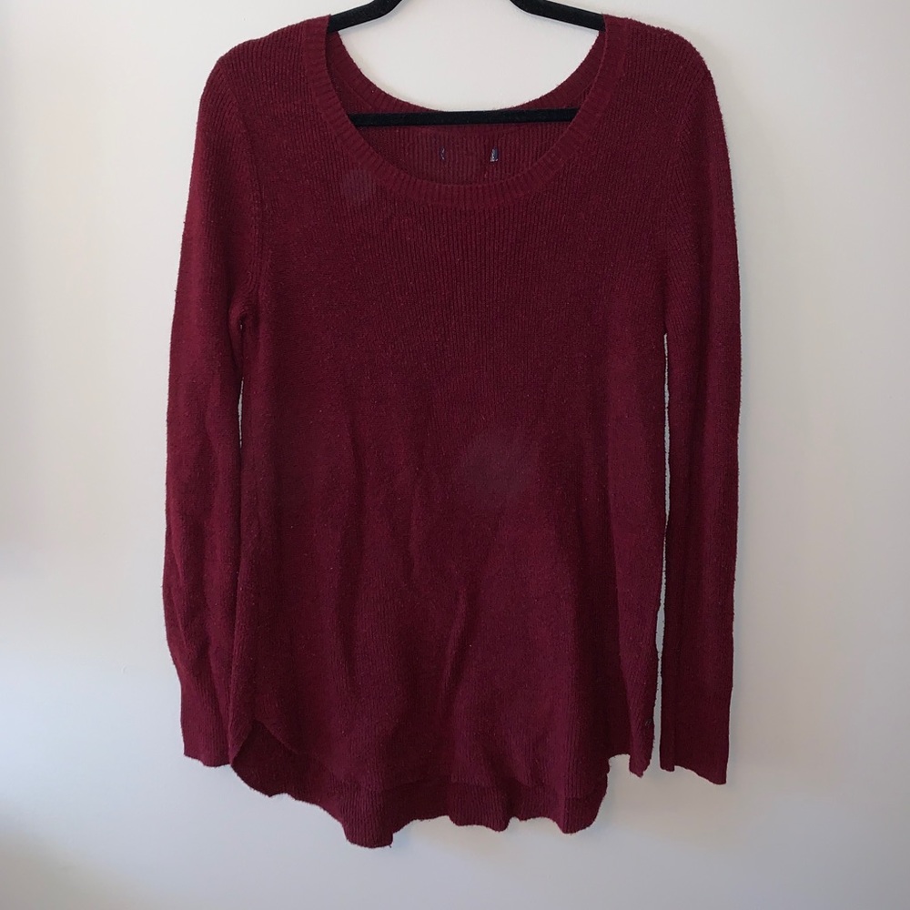 Burgundy Sweater